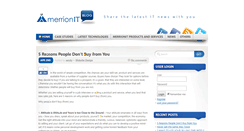 Desktop Screenshot of blog.merrionit.com